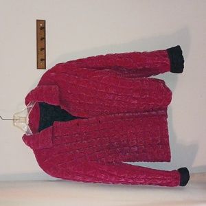 Velvet quilted jacket, Vintage Ubu